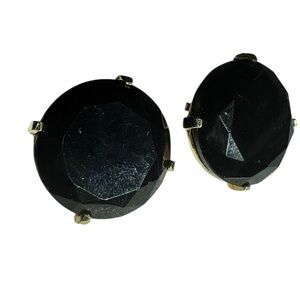 CASTLELIFF Elegant Black Stud Earrings